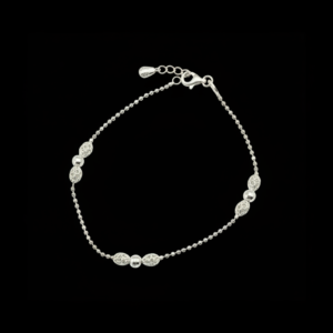 Pulsera bolitas caladas