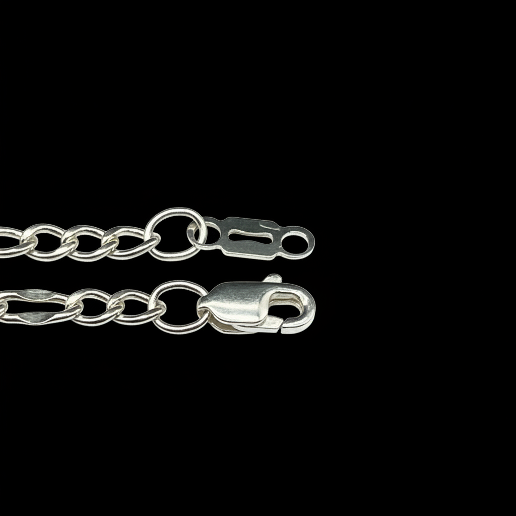 Pulsera figaro forgada 3x1 - Imagen 2
